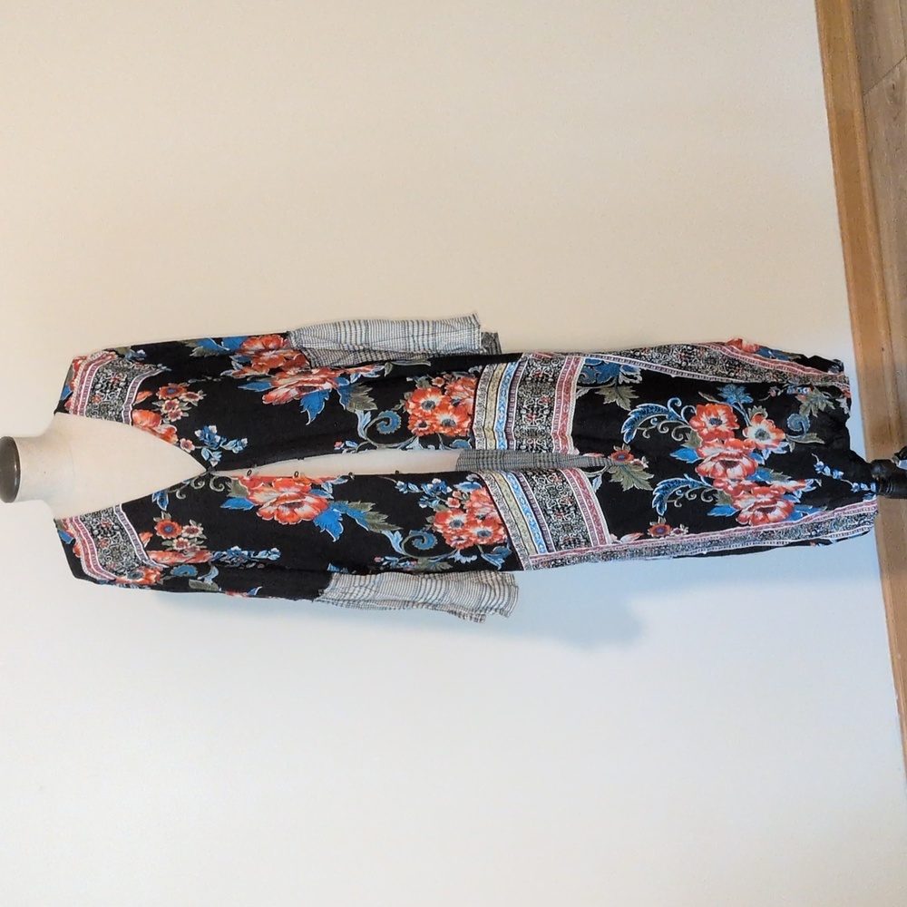 Mystree Lg Duster Kimono with Bell Sleeves